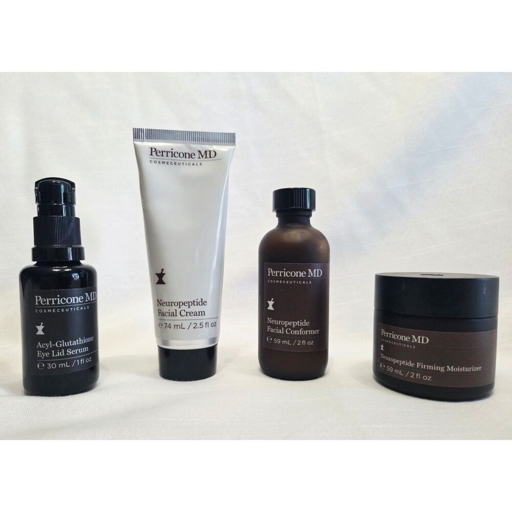 Perricone MD Age-Defying Neuropeptide & Eyelid Serum 4-Piece Skincare Set New!